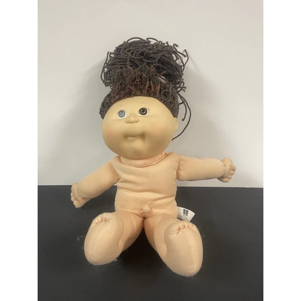 Vintage 1991 Pretty Crimp 'n Curl By Cabbage Patch Kids Doll Brown Eyes 30800
